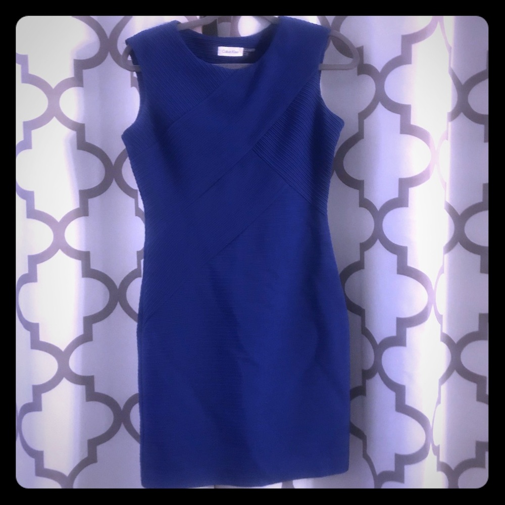 Calvin Klein blue dress